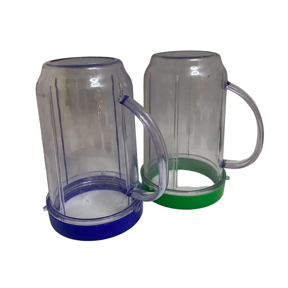 #6961 Set of 4 Magic Bullet Acrylic Mugs with Lids